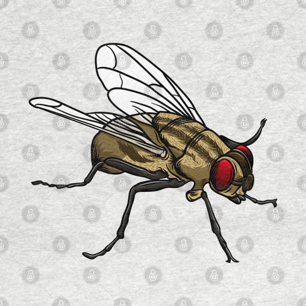 Housefly by Sticker Steve